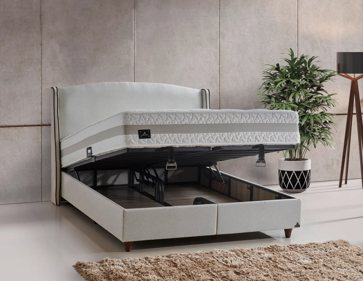 Monza 120x200 Tek Kişilik Baza, Başlık Seti