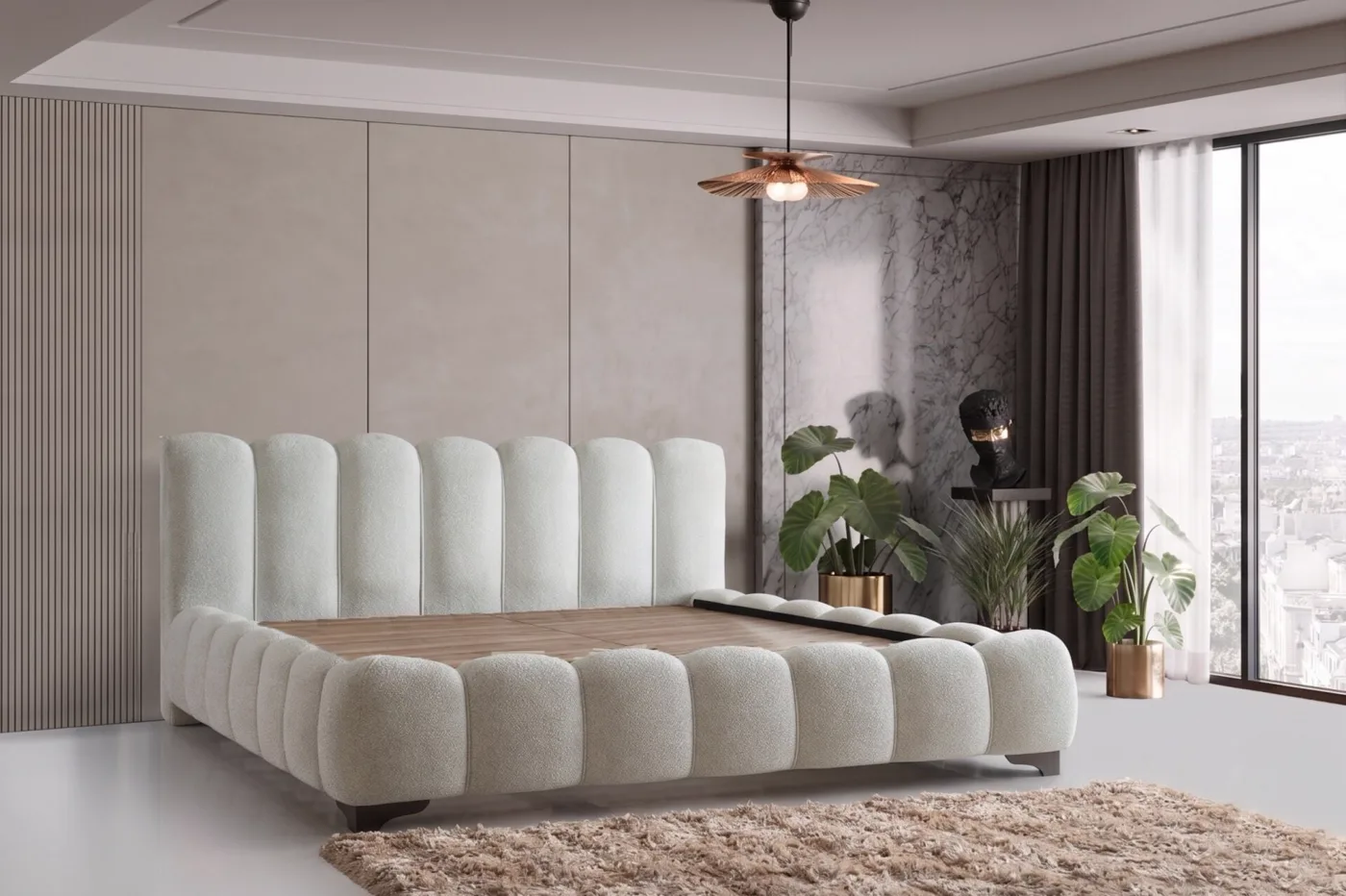 Best Sandıksız 90x190 Tek Kişilik Baza, Başlık Seti