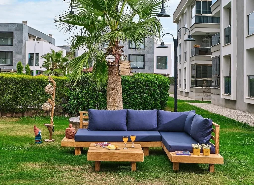 Trio Ahşap Köşe Takımı