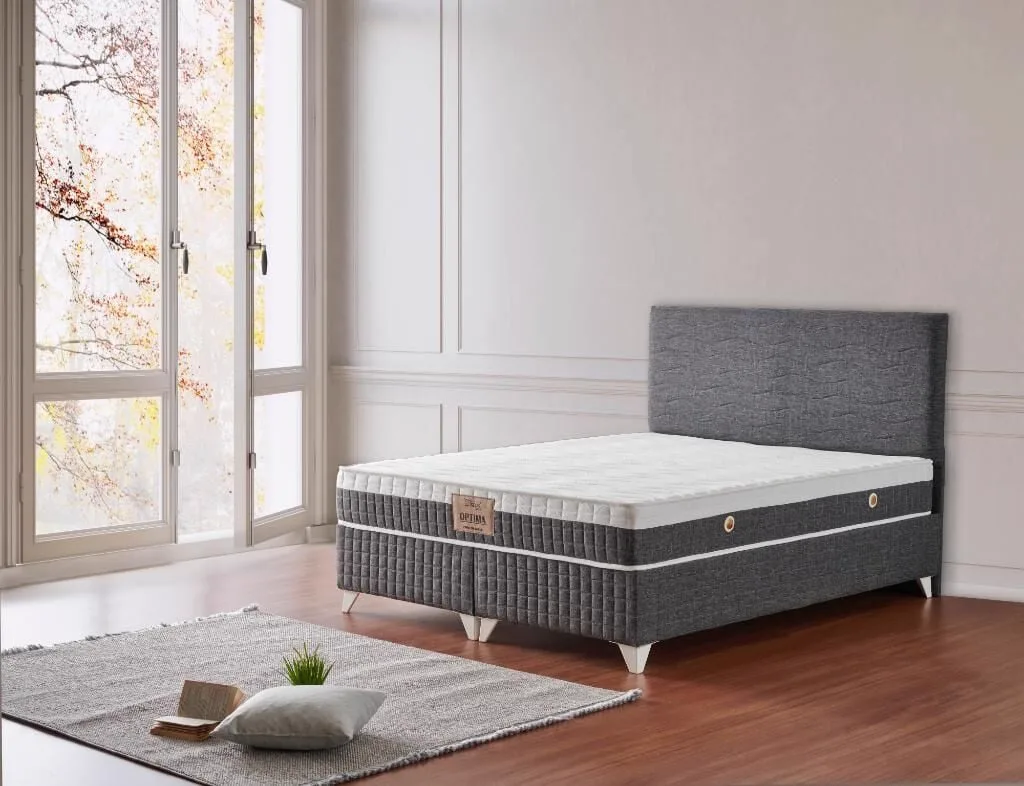 Optima 120x200 Tek Kişilik Yatak, Baza, Başlık Seti