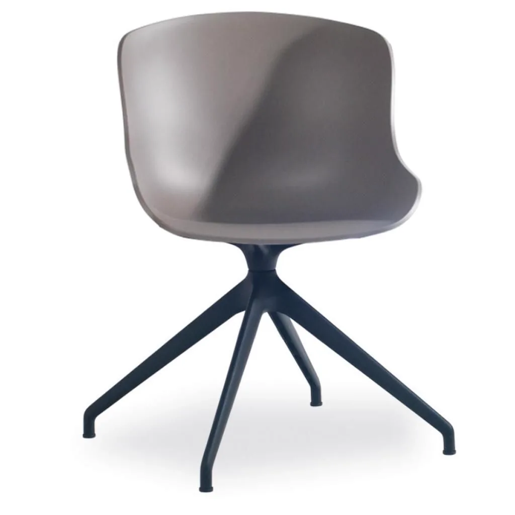 Globe-S Swivel Küllü Kahve - Siyah Sandalye