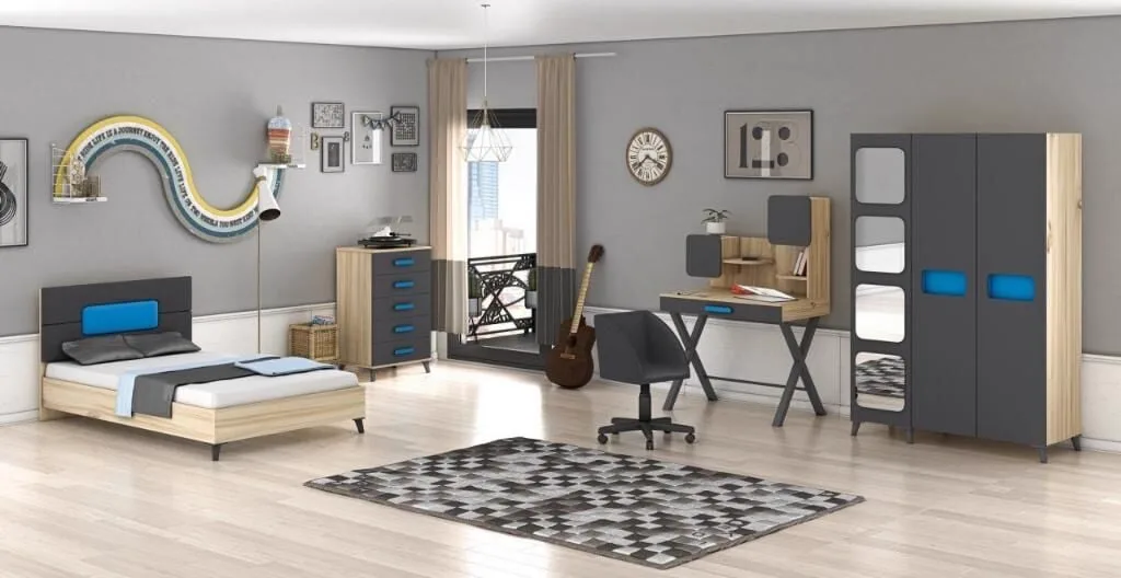 Capella 3 Kapılı Genç Odası Takımı