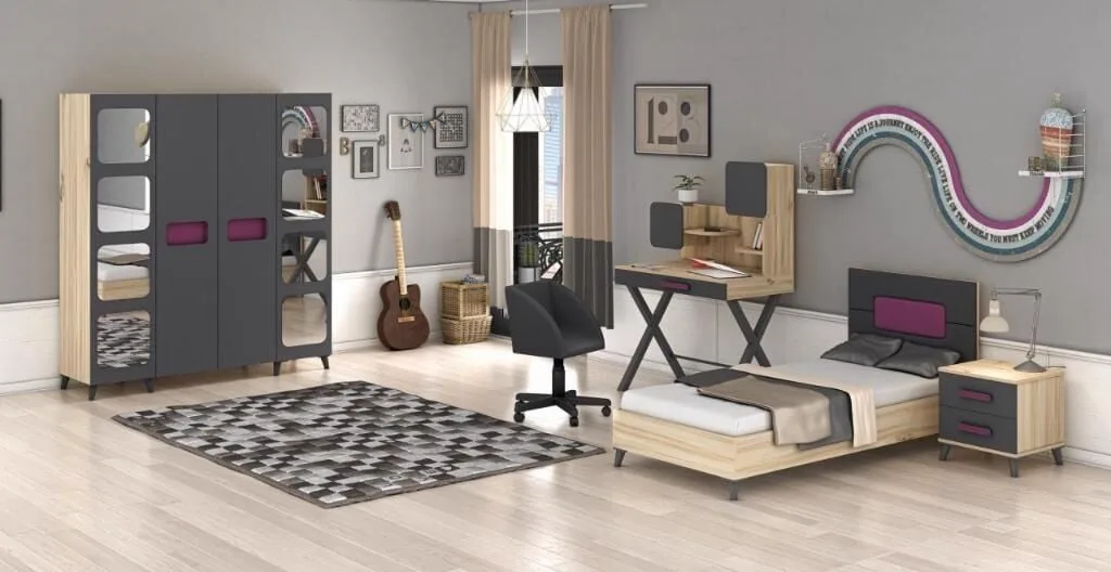 Capella 4 Kapılı Genç Odası Takımı