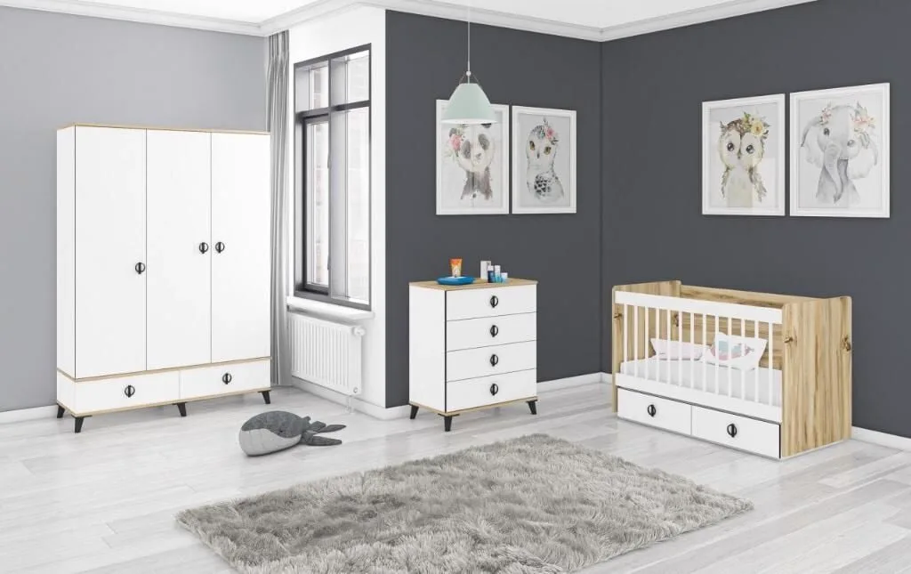 Beyzade 3 Kapılı Bebek Odası Takımı